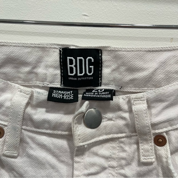 Urban Outfitters BDG Straight High Rise Jeans Button Fly Size 25 - Picture 6 of 10